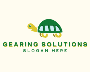 Turtle Vehicle Gears logo design