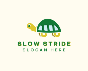 Turtle Bus Gears logo design