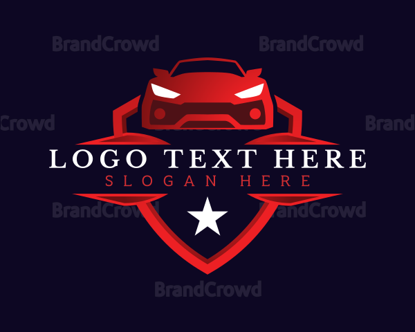 Sports Car Vehicle Logo