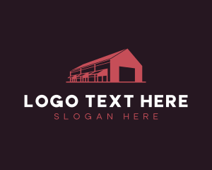 Sortation - Logistics Warehouse Facility logo design