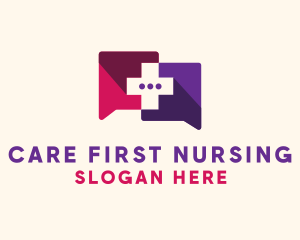 Nursing - Medical Health Messaging logo design