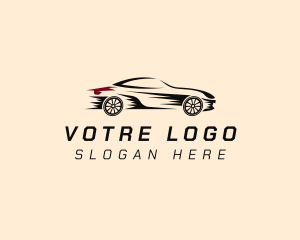 Auto Car Racing Logo