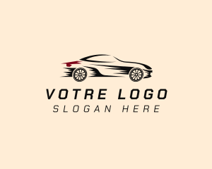 Driving - Auto Car Racing logo design