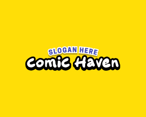 Quirky Comic Manga logo design