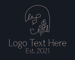 Minimalist - Style Earring Accessory logo design