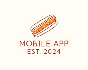 Sausage - Cafeteria Hot Dog Doodle logo design