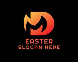 Fiery Gradient Business Logo