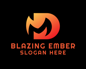 Fiery - Fiery Gradient Business logo design