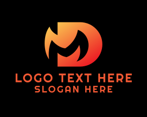 Fiery Gradient Business Logo