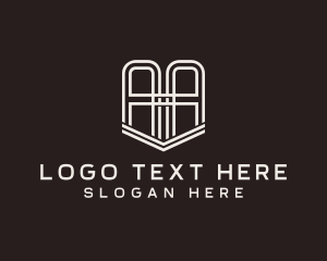 Monogram - Professional Architect Contractor logo design