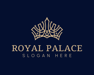 Golden Royal Crown logo design