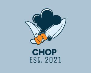 Culinary - Chef Kitchen Knife logo design