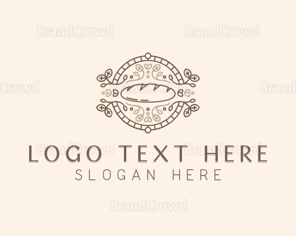 Baguette Bread Baker Logo