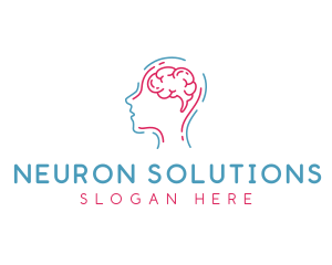 Neuron - Mind Mental Neurologist logo design