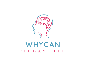 Brain - Mind Mental Neurologist logo design
