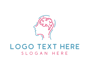 Think - Mind Mental Neurologist logo design