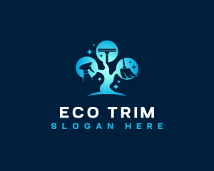 Eco Maintenance Cleaning logo design