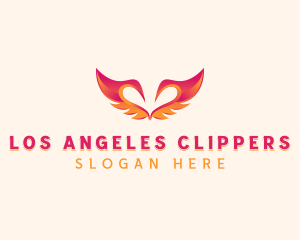Celestial Wings Angel logo design