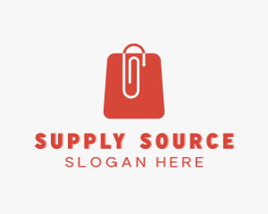 Supplies - Paper Clip Shopping logo design