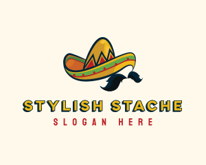 Mustache - Mustache Mexican Hat logo design