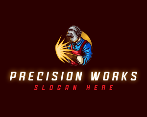 Fabrication Welding Builder logo design