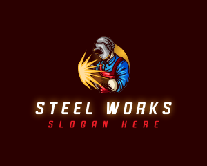 Fabrication Welding Builder logo design