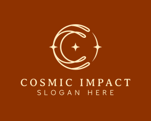 Cosmic Letter C logo design