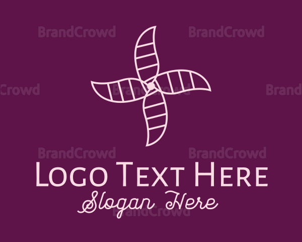 Fancy Flower Propeller Logo