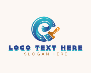Painting - Home Improvement Painting logo design
