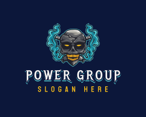 Streaming - Vaping Skull Gamer logo design