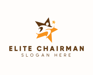 Chairman - Star Leader Coach logo design