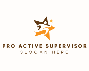 Supervisor - Star Leader Coach logo design