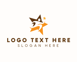 Human - Star Leader Coach logo design