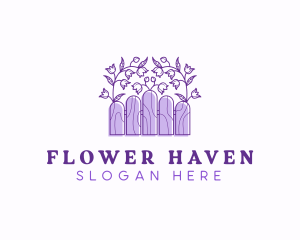 Lawn Garden Flower logo design