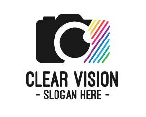Optical - Multicolor Optical Camera logo design