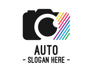 Eye - Multicolor Optical Camera logo design