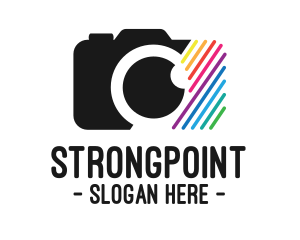 Photographer - Multicolor Optical Camera logo design