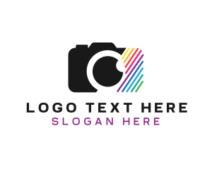 Multicolor Optical Camera  logo design