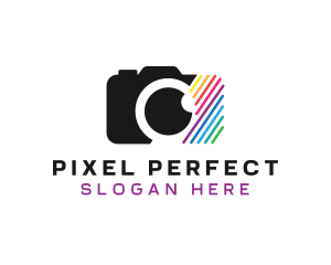 Multicolor Optical Camera  logo design