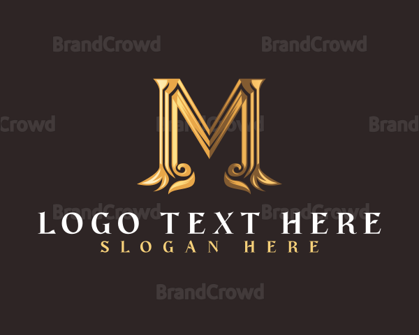 Premium Luxury Letter M Logo