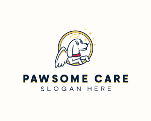 Angel Dog Vet logo design