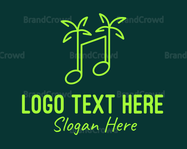 Neon Tropical Music Logo