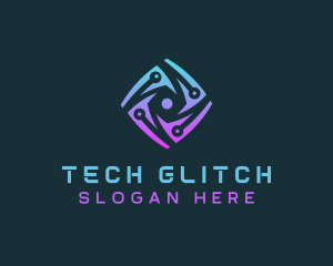 Programming Tech Circuit logo design