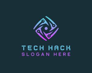 Programming Tech Circuit logo design