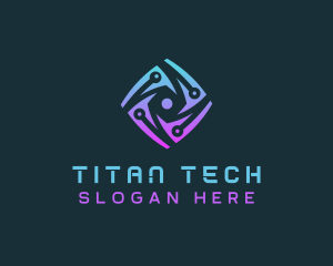 Programming Tech Circuit logo design