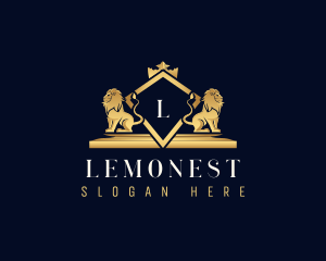 Lion - Deluxe Luxury Lion logo design