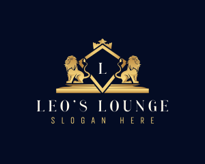 Deluxe Luxury Lion logo design