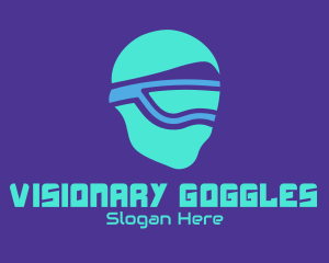 Goggles - Goggles AI Robot logo design