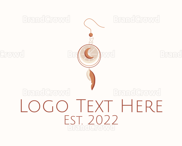Boho Feather Earring Logo