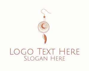 Boho Feather Earring Logo